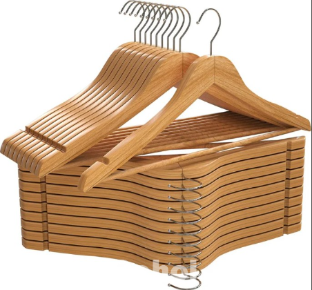 10 pieces wooden hanger